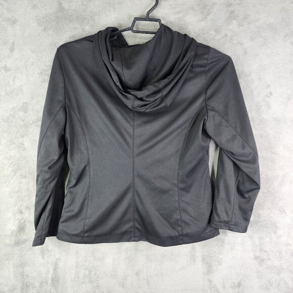 Womens Carolina Black Caolina Colours Hooded Jacket Full Zip Long Sleeve Lined L - Picture 9 of 12